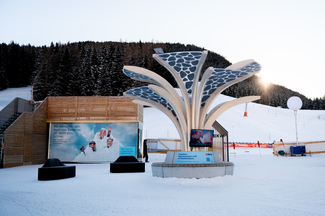 SolarOase im Schnee